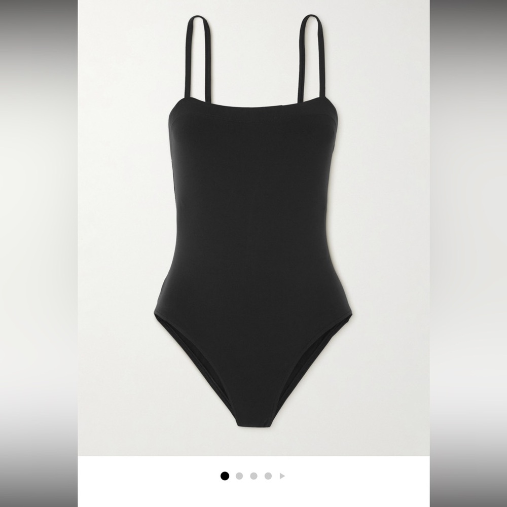 Eres Les Essentiels Aquarelle Black One-Piece Swimsuit